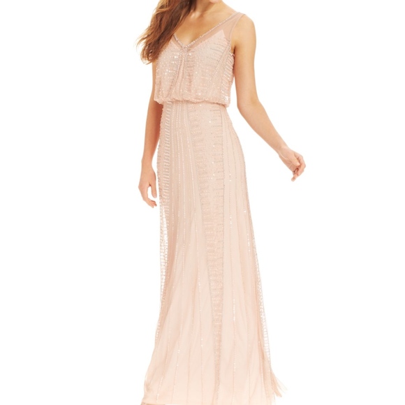 Adrianna Papell Dresses & Skirts - Adrianna Papell Illusion Beaded Dress
